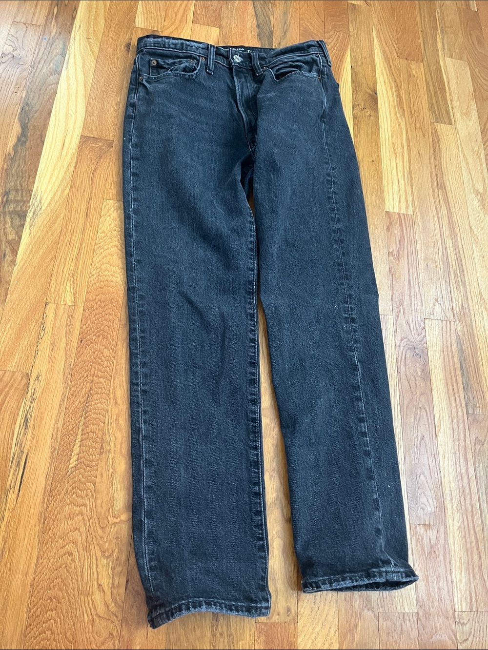 Abercrombie & Fitch Men's Relaxed Black Jeans
